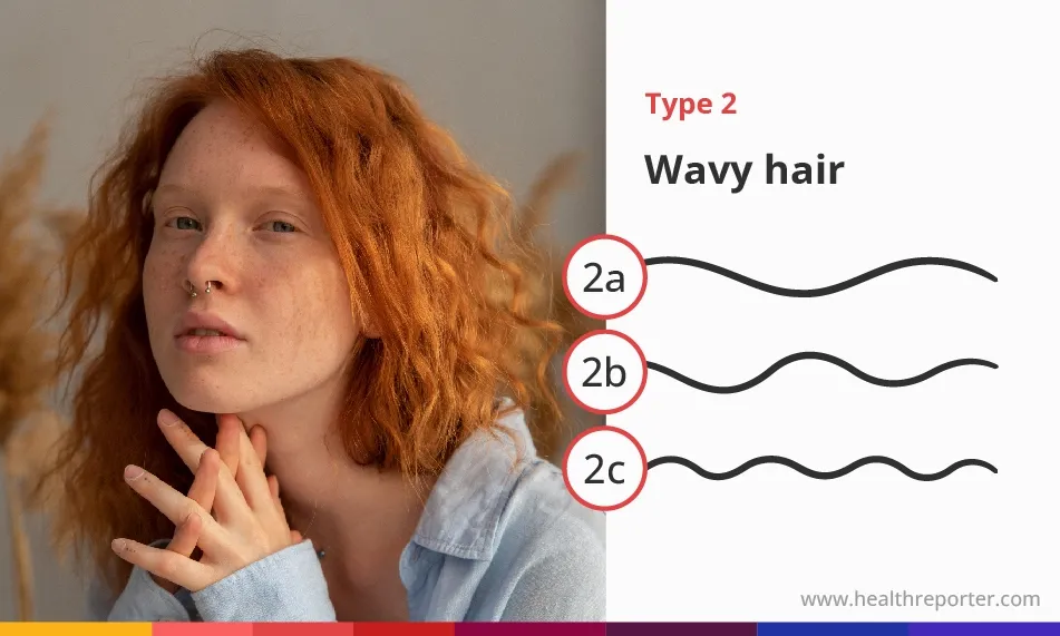 Type 2 – Wavy hair