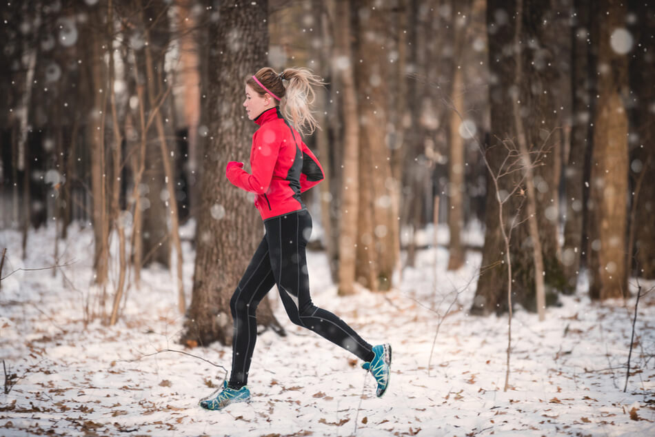 what to wear when running in the cold