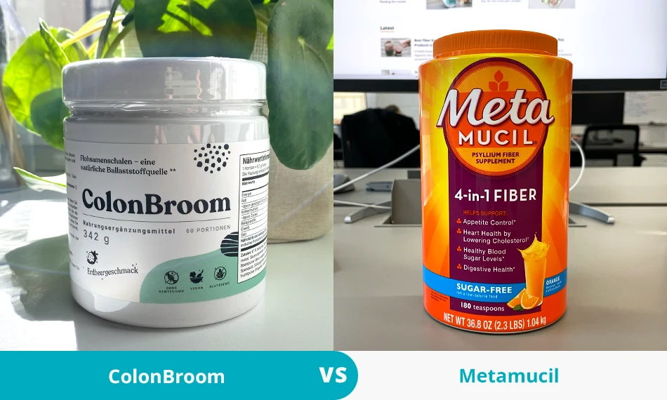 Colon Broom vs. Metamucil- Welches ist das bessere Ballaststoff-Präparat
