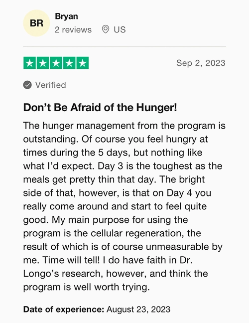 Don’t Be Afraid of the Hunger!