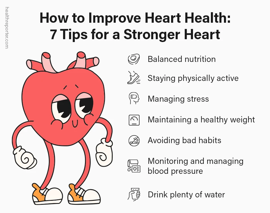 How to Improve Heart Health - 7 Tips for a Stronger Heart