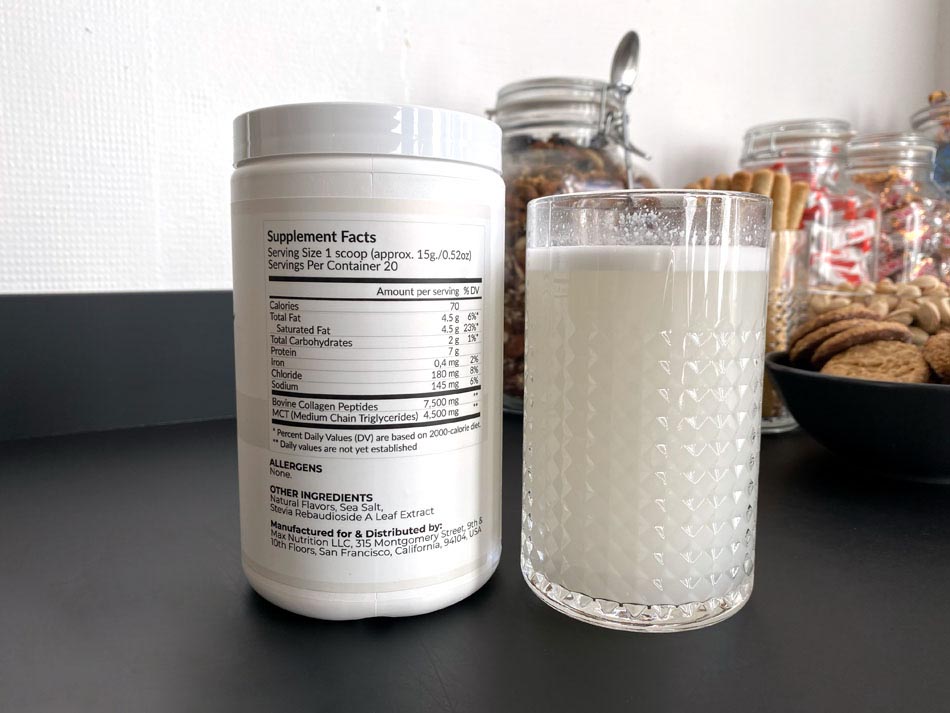 Keto Cycle Vanilla Fuel Supplement Facts