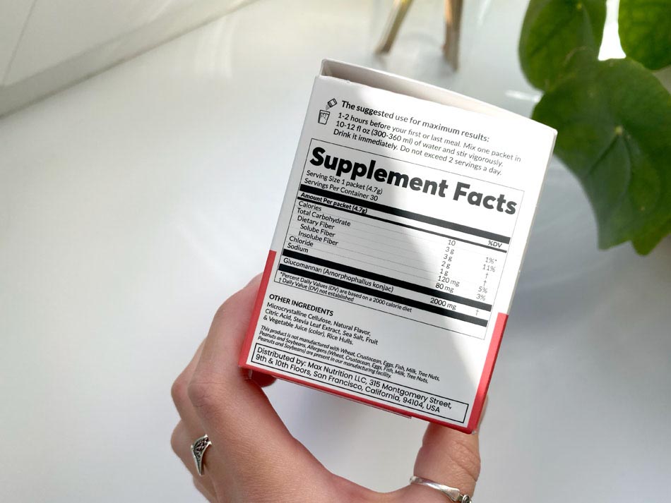 Klinio Supplements Supplement Facts