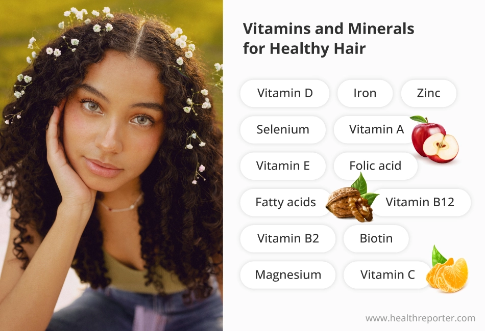 Want Healthy Hair Add These Vitamins and Minerals to Your Diet