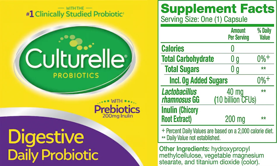 What Are the Key Ingredients of Culturelle Probiotic
