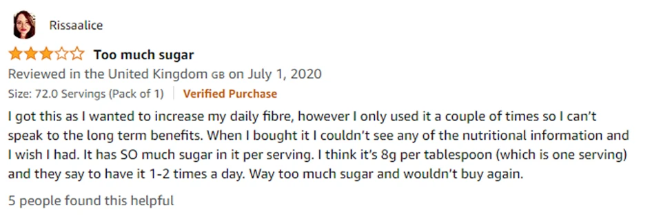 What Do Online Reviews Say About Metamucil