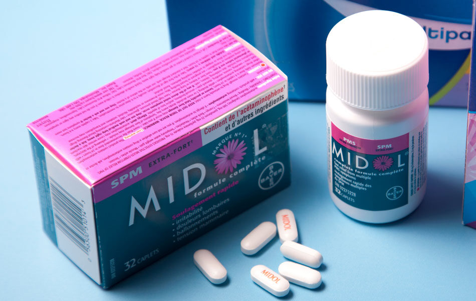 does midol help with bloating